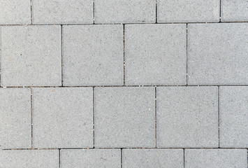 Concrete or cobble gray pavement slabs or stones  for floor