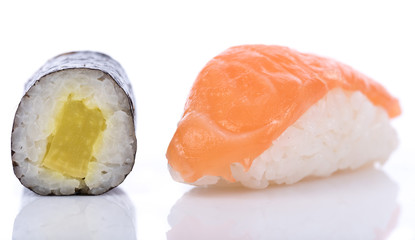 Japanese sushi and maki