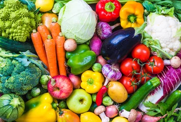 Photo sur Plexiglas Légumes Fond de légumes et de fruits.