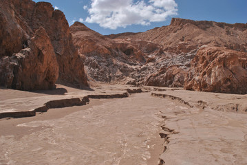 Canyon de la Vallée de la lune