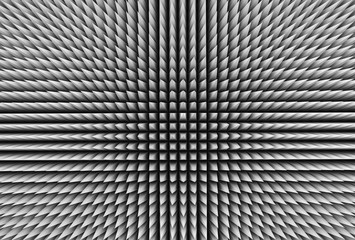 3D abstract black and white background