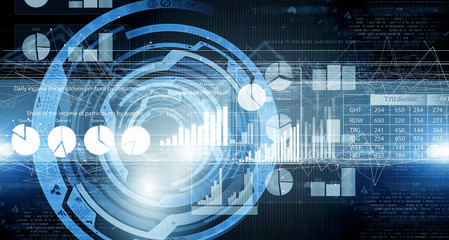 Business digital background