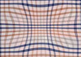 Blue and brown abstract textile background.