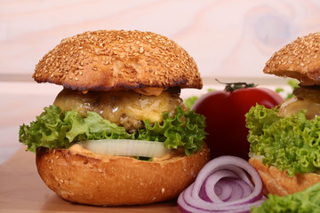 Fresh burger