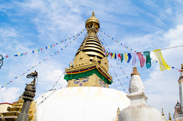Stupa in the  Nepal