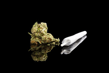 Marijuana background.