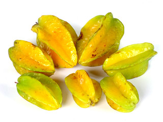 Fototapeta na wymiar Carambola fruits