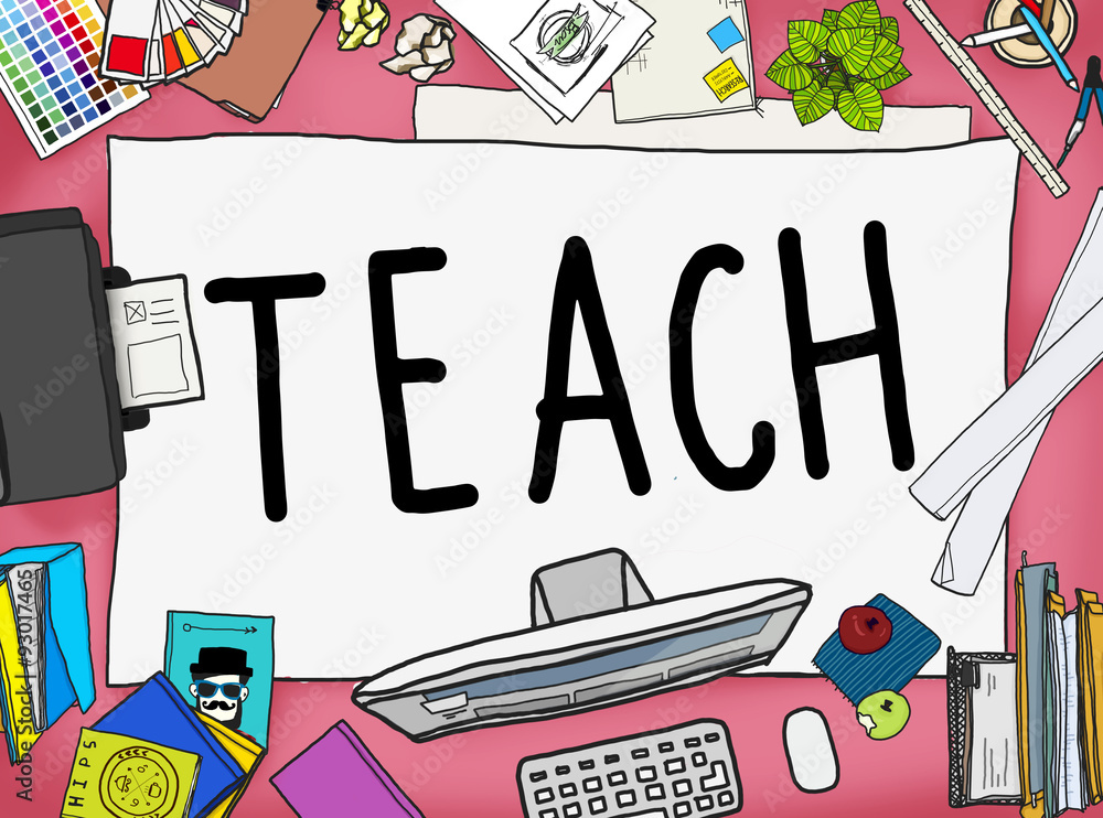 Poster teach workshop skill learning solution concept