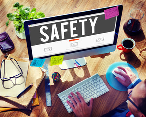 Safety Data Protection Network Security Safe Concept