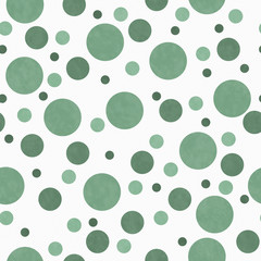 Green and White Polka Dot Tile Pattern Repeat Background