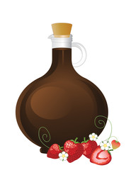 balsamic vinegar and strawberries