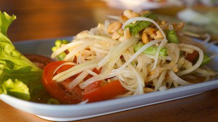 green papaya salad