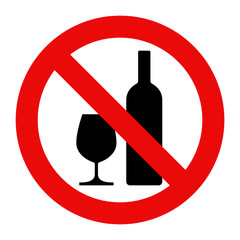 No alcohol sign - 93023227