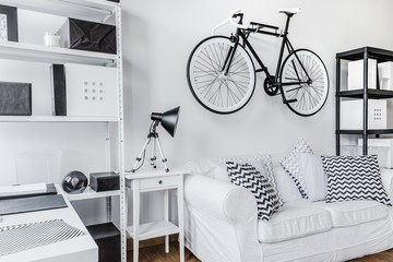 Bike on the wall