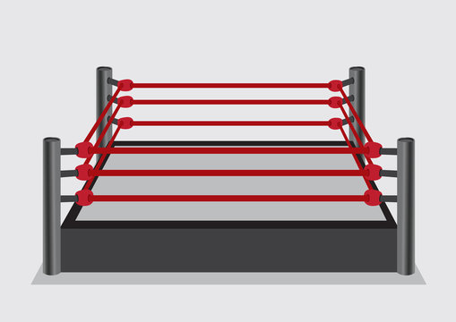 Wresting Ring Vector Illustration