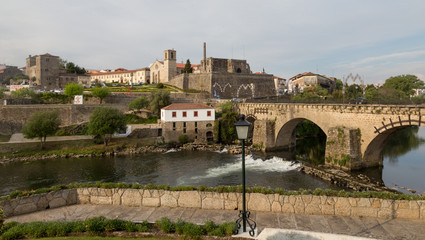 View over Barcelos on the Camino Portugues © maartenhoek