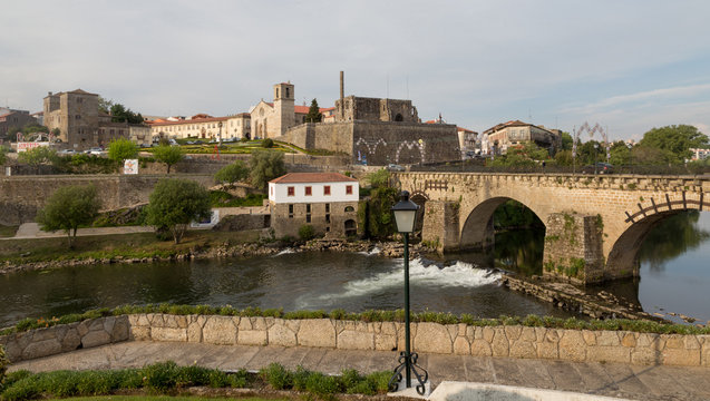 View over Barcelos on the Camino Portugues