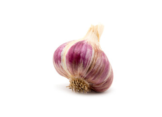 garlic isolated on white background
