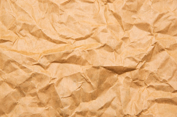 Crumpled paper for background usage