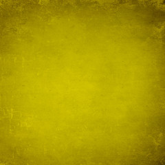 Yellow grunge wall for texture background
