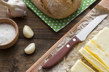butter on the table
