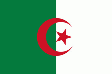Flag of Algeria - obrazy, fototapety, plakaty