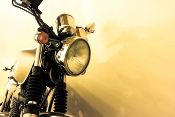 Plexiglas foto achterwand Split toning vintage motorfiets © tlovely