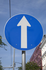 One Way Traffic Sign