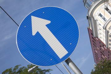 One Way Traffic Sign