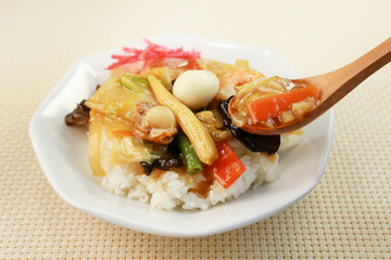 五目あんかけご飯