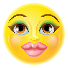 Beautiful Female Emoticon