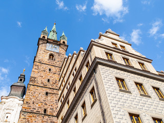 Black Tower and Town Hall in Klatovy