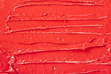 Lipstick, red color texture background