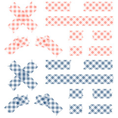 adhesive tapes checkered