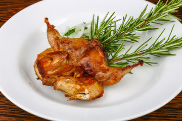 Grilled quail