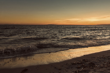 Sunrise. Mediterranean Sea. Spain.  

