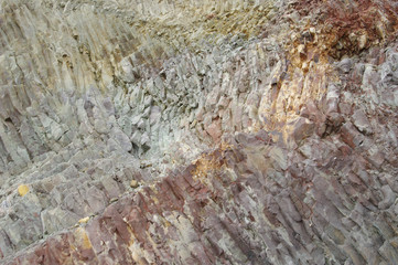 Natural background, rock texture closeup