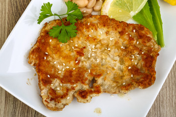 Pork schnitzel