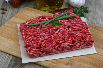 Minced beef meat