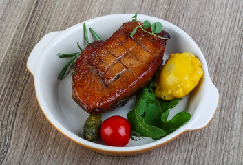 Roasted duck breast
