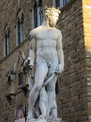 Neptun-Brunnen vor dem Palazzo Vecchio