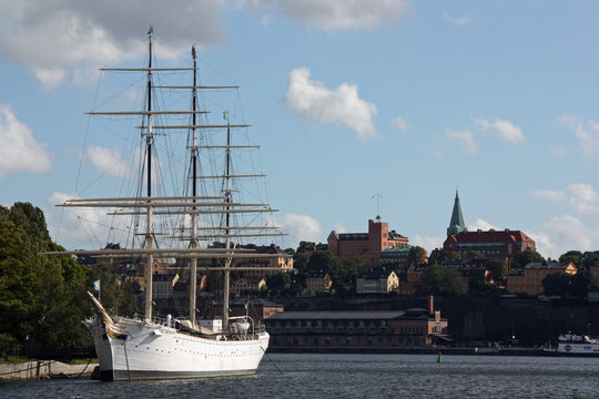 Suède, le port de Stockholm