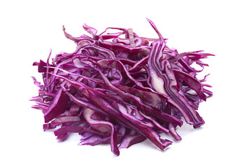 Red cabbage chopped