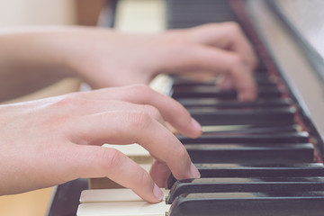 Man playing the piano