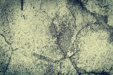 Abstract Black and White Old Cement , stucco wall background or