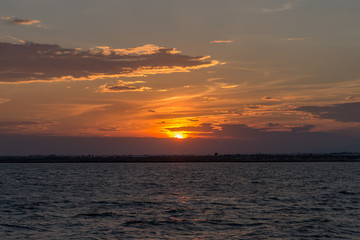 Fototapeta premium Sunset. Mediterranean Sea. Spain. 