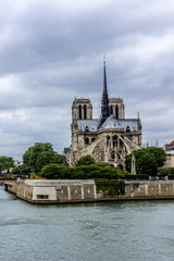 Fototapeta na wymiar Cathedral Notre Dame (1163 - 1345) de Paris. France.