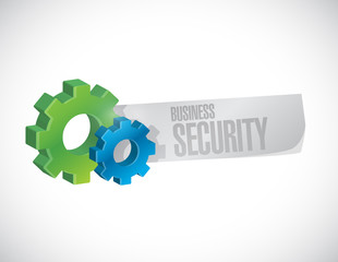 Business security industrial sign concept