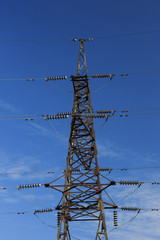 High voltage post or High voltage tower