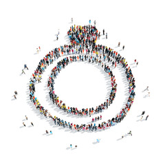 people shape  ring wedding